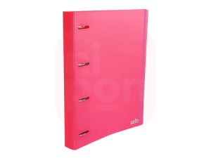 Pasta Fichário c/ 4 Argolas Pink