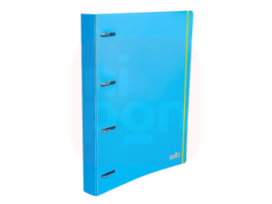 Pasta Fichário c/ 4 Argolas Azul