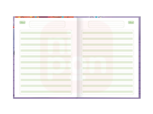 Caderno Caligrafia 40fls Pauta Verde