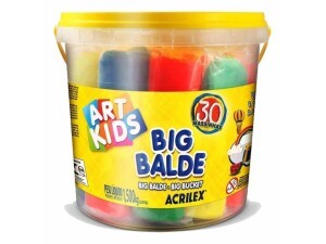 Massa de Modelar Big Balde 1,5Kg - Acrilex
