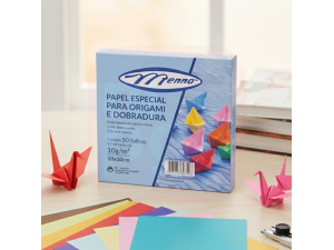 Kit Origami 50 Folhas – Tamanhos 10x10, 15x15 e 20x20