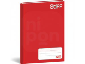 Caderno Brochura 1/4 96 Fls - Vermelho Stiff